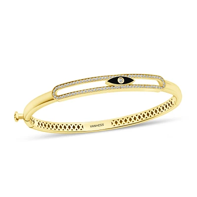 Shiny Evil Eye Bangle