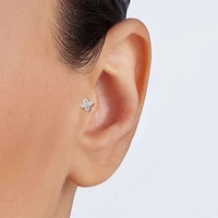 Quad Diamond Piercing -Single