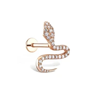 Snake Diamond  Piercing -Single