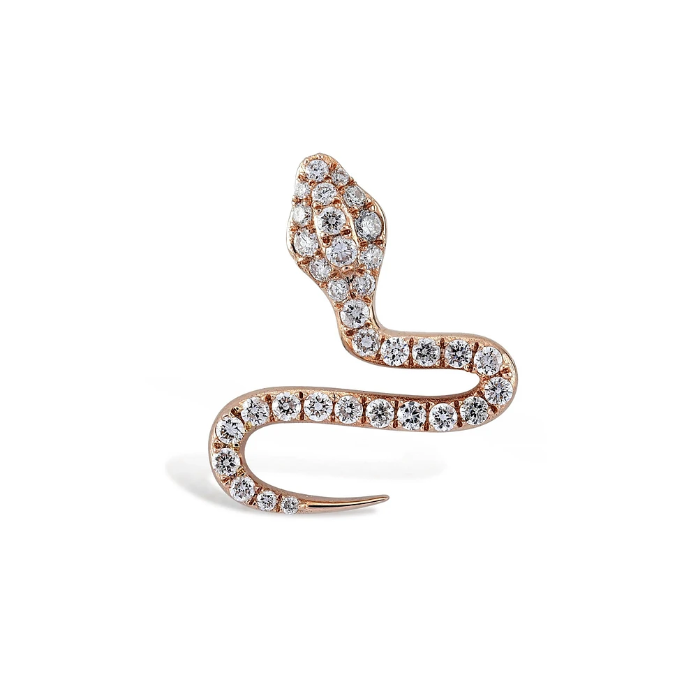 Snake Diamond Piercing -Single