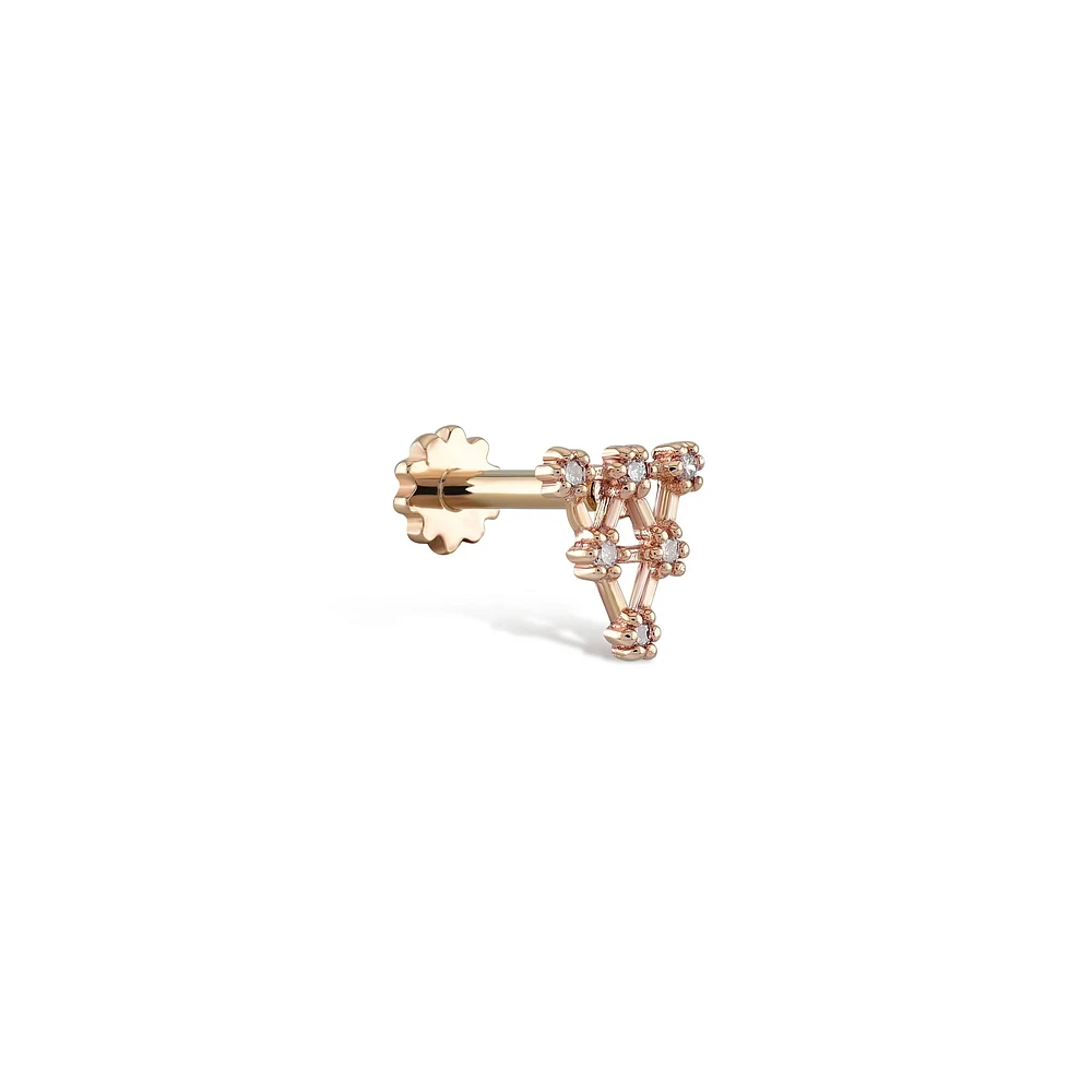 Pyramid Diamond Piercing -Single