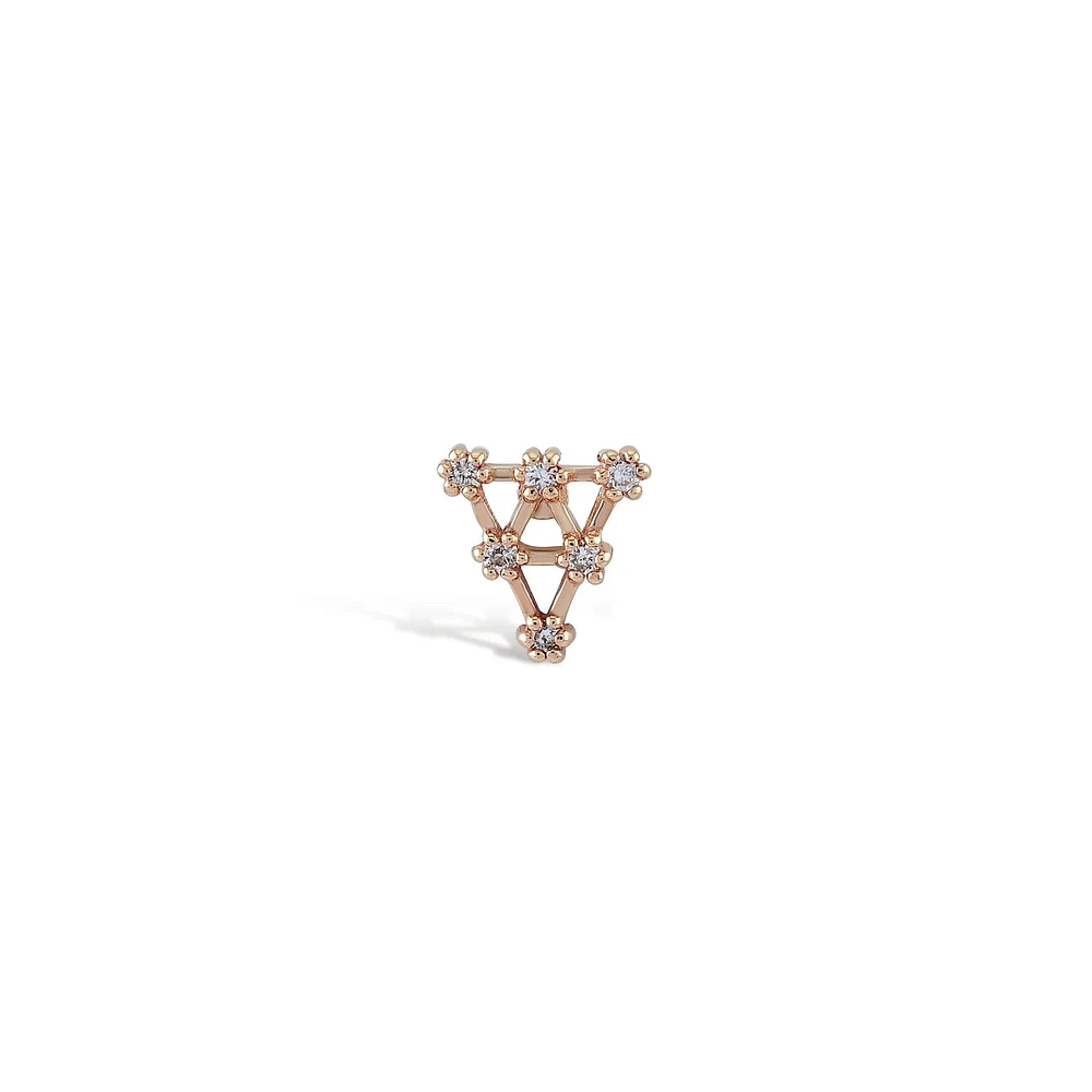 Pyramid Diamond Piercing -Single