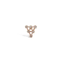 Pyramid Diamond Piercing -Single