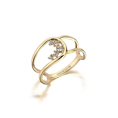 Shiny Hug Ring