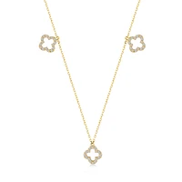 3 Glowing Clover Necklace