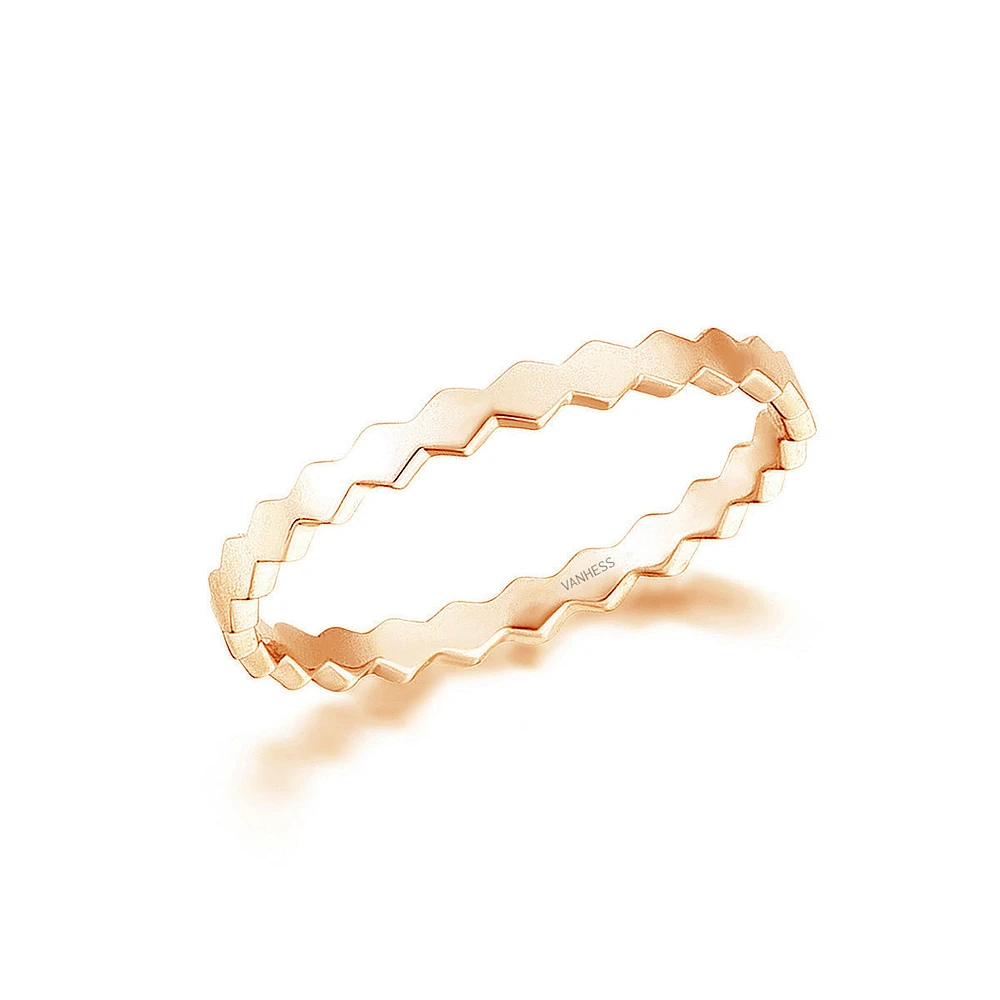 Wave Stacker Ring