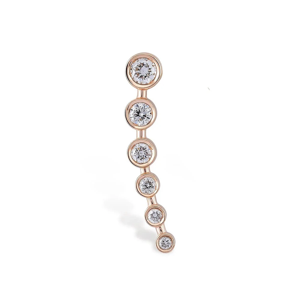 Curve Diamond Fall Piercing -Single