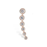 Curve Diamond Fall Piercing -Single