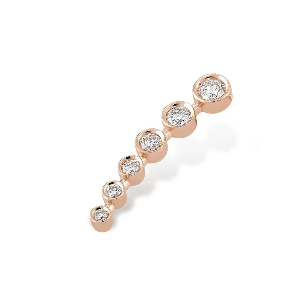 Curve Diamond Fall Piercing -Single
