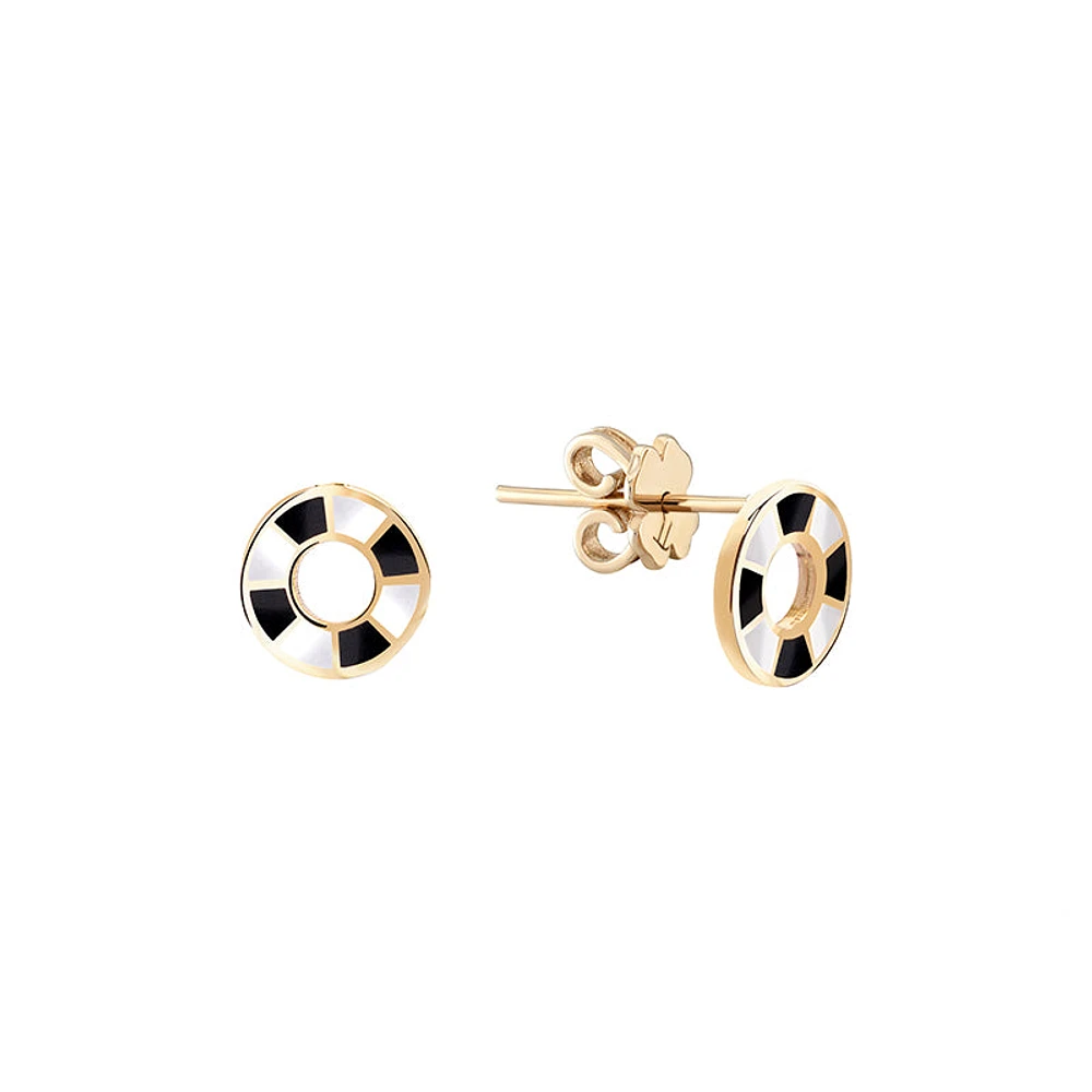 Double Color Earring