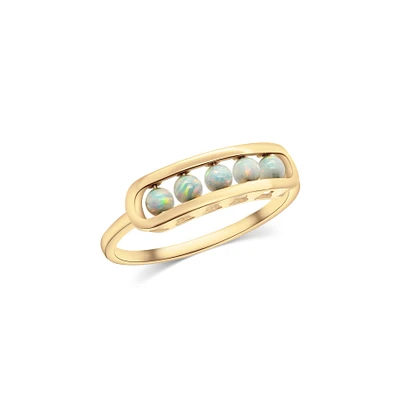 Opal Symphony Ring