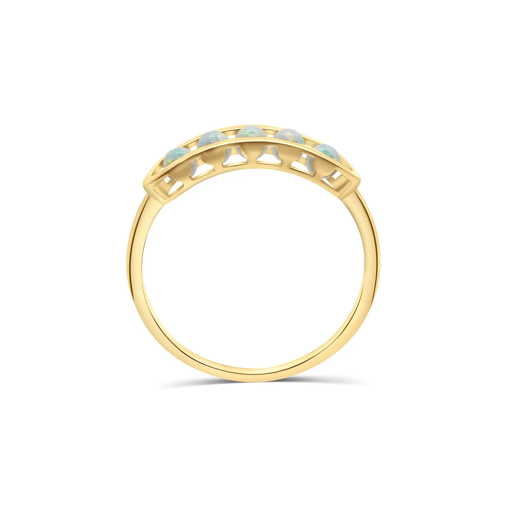 Opal Symphony Ring