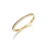 Sparkling Eternity Band Ring