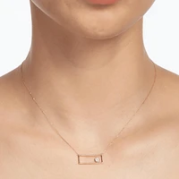 Rectangle & Honeycomb Necklace