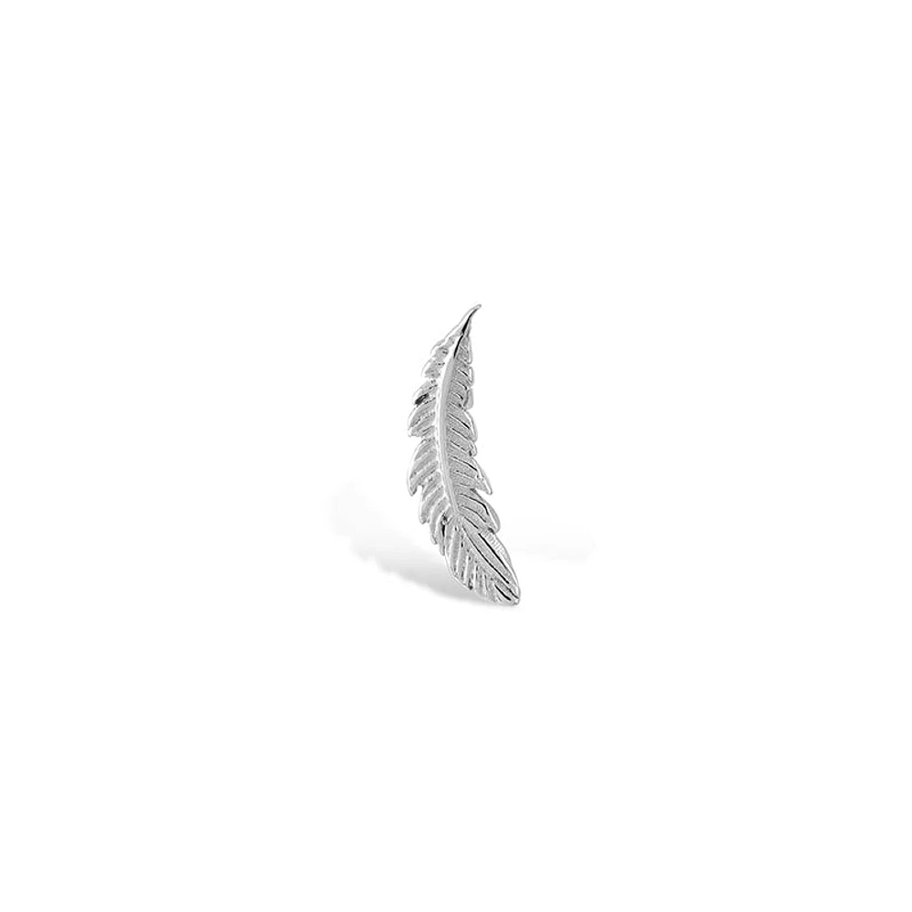 Golden Feather Tragus Piercing -Single