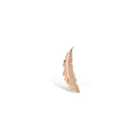 Golden Feather Tragus Piercing -Single