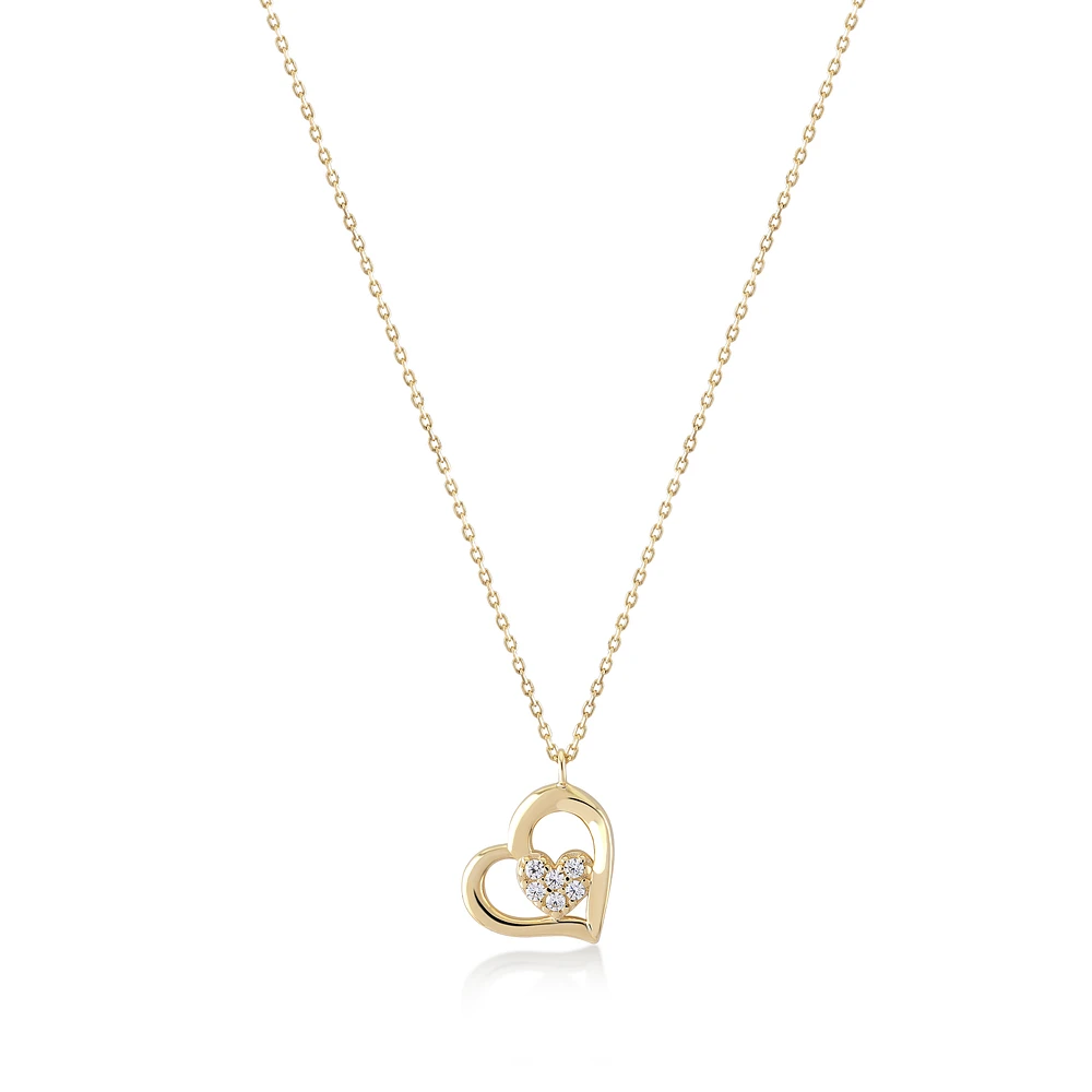 Heart Diamond Necklace
