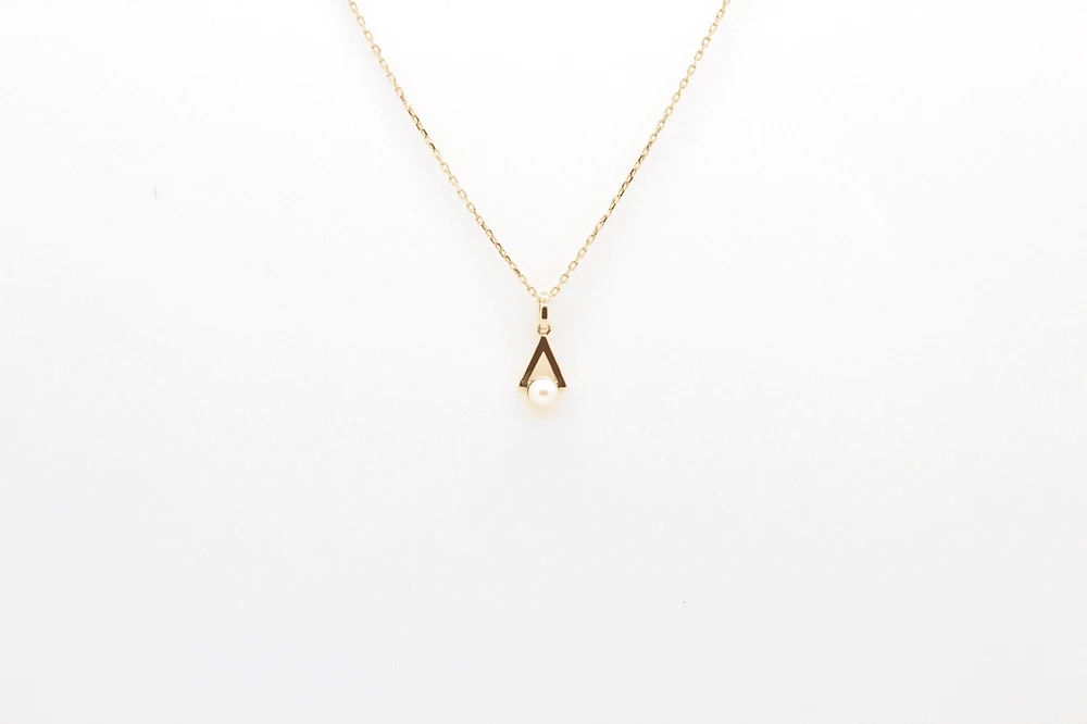 Pearl Hoop Necklace
