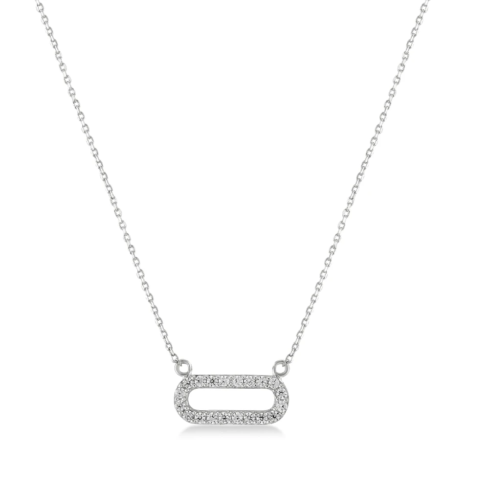 Link Pave Necklace