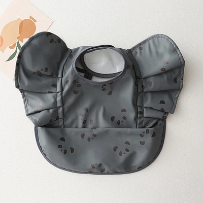 Bavette à Volants - Panda gris