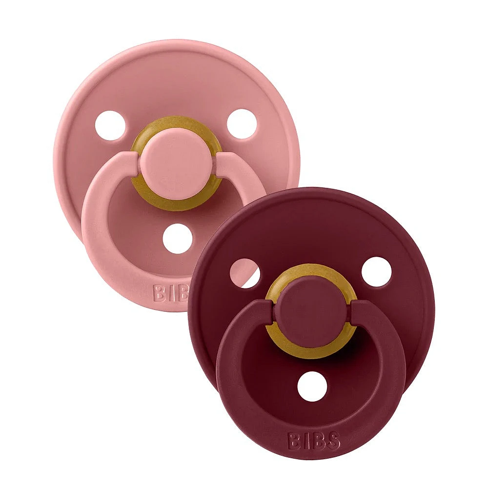 Suce bibs 6-18 mois pink-plum elderberry