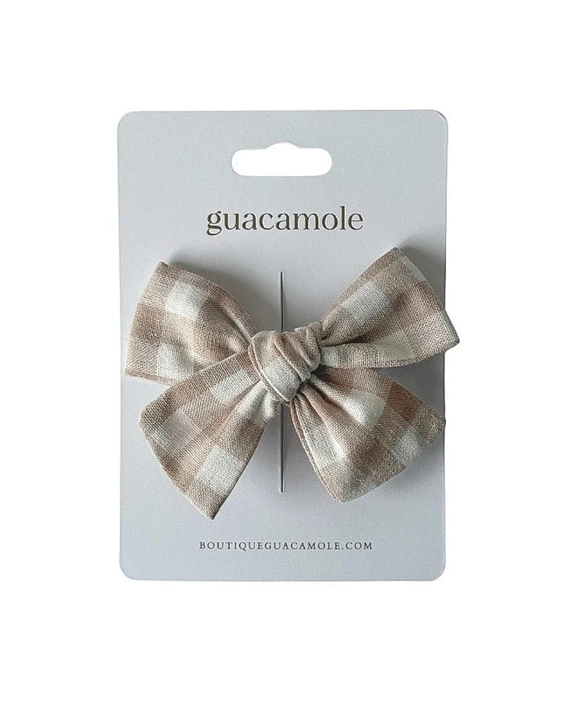 Pince à cheveux - Boucle En lin Tarte Aux Pommes
