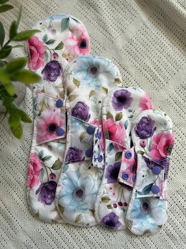 Serviette hygiénique - Fleure du printemps