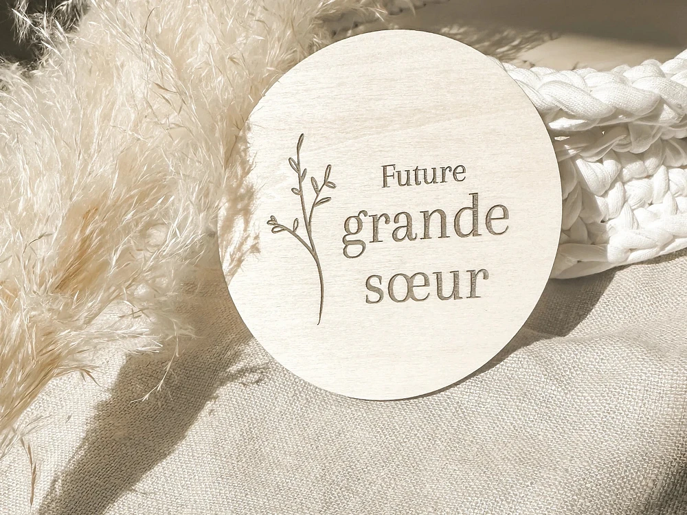 Affiche future (grande soeur) & (future grand frère)