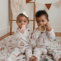 Pyjama 2 pièces - bébé et enfants Ours animaux de la forêt
