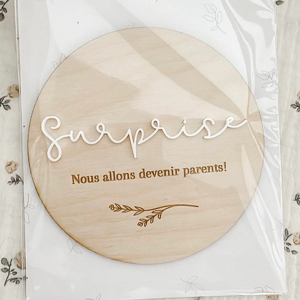 Surprise nous allons devenir parents