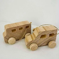 Voiture en bois a peindre
