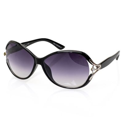 Women's Rectangle Frame Sunglasses with Jewel Detailing