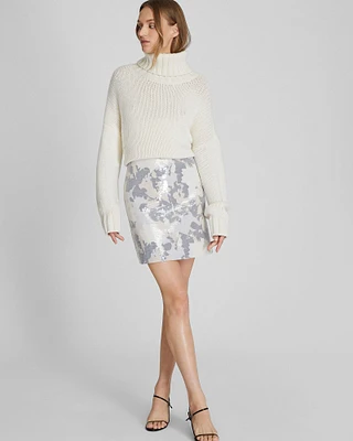 Sequin Mini Skirt