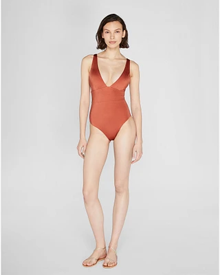 Onia Iris Low Plunge One-Piece Swimsuit