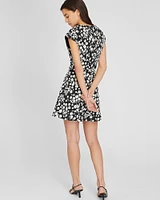 Fit & Flare Jacquard Mini Dress