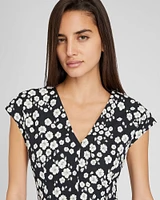 Fit & Flare Jacquard Mini Dress