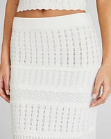 Mixed Stitch Skirt