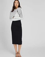 Longline Pencil Skirt