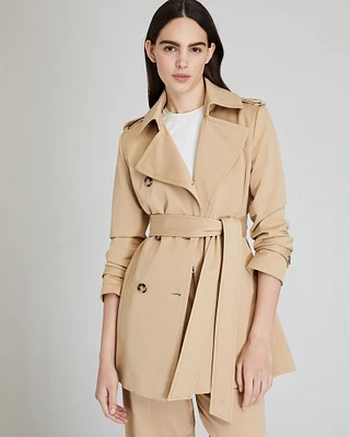 Fit & Flare Trench Coat