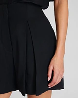 Pleated Midi Short