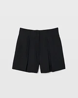 Pleated Midi Short