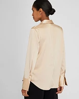Helek Stretch Silk Charmeuse Shirt