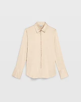 Helek Stretch Silk Charmeuse Shirt