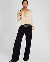 Helek Stretch Silk Charmeuse Shirt
