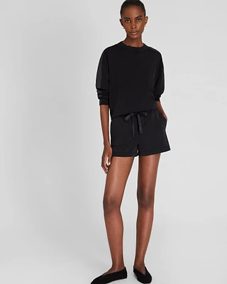 Satin Stripe Knit Short