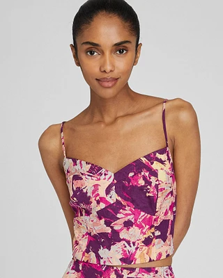Paneled Fitted Top