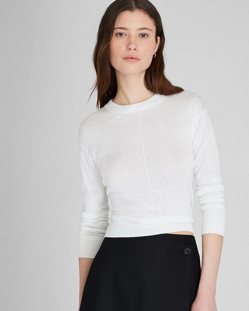 Signature Linen Crewneck