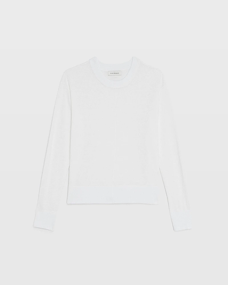 Signature Linen Crewneck