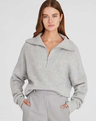 Cashmere Quarter-Zip Sweater