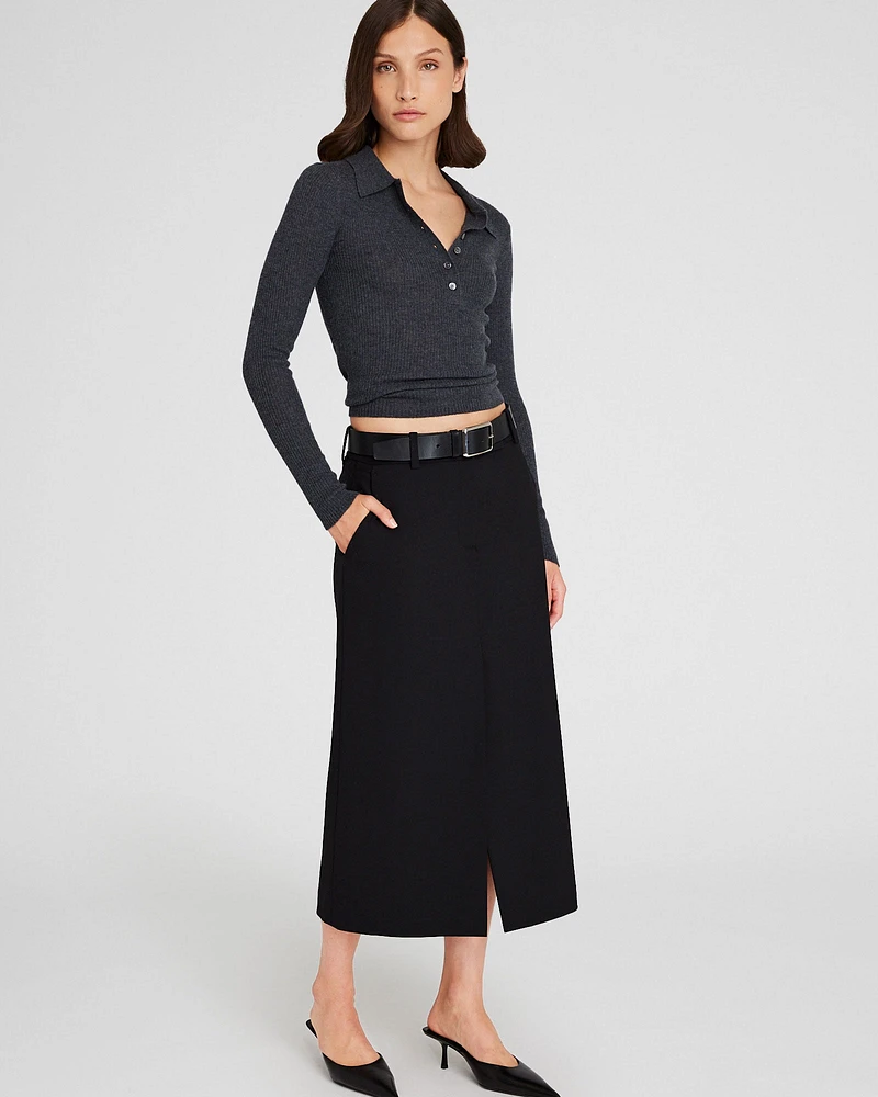 Trouser Midi Skirt